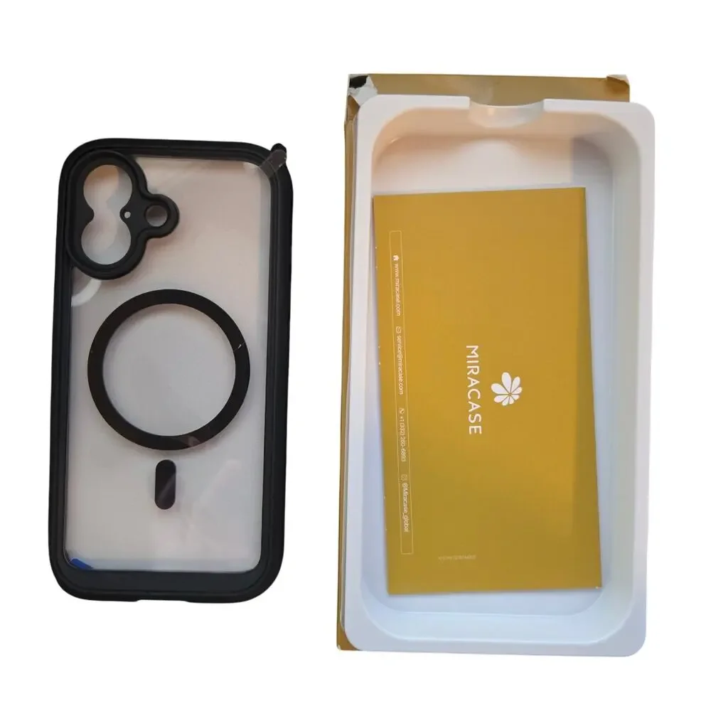 Miracase for iPhone 17 Case with Screen & Camera Protector 6.3
